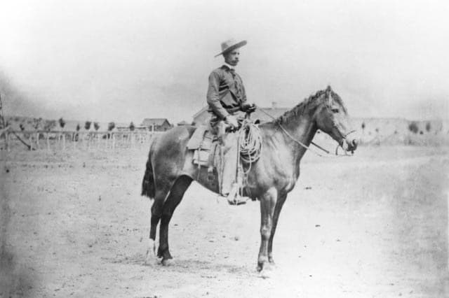 James H. Cook on War Horse Curley during the Apache Campaign, 1884