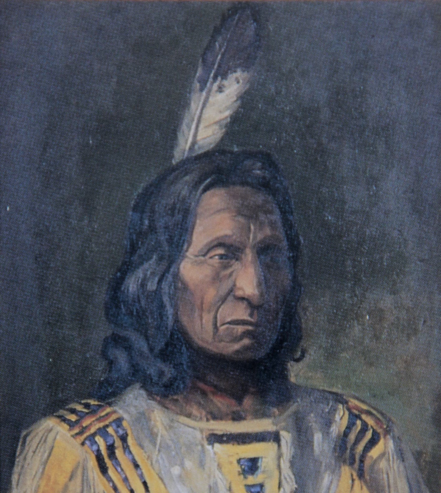 Chief Red Cloud painted by Bessie Butler at Agate in 1902